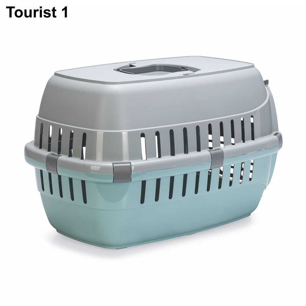 Karlie Transportbox Eco TOURIST - Katze Hund Nager - Tragebox Hundebox recycelt