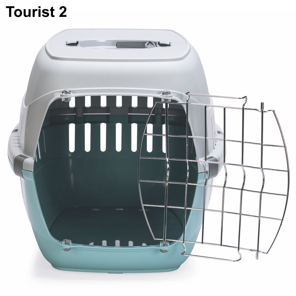 Karlie Transportbox Eco TOURIST - Katze Hund Nager - Tragebox Hundebox recycelt