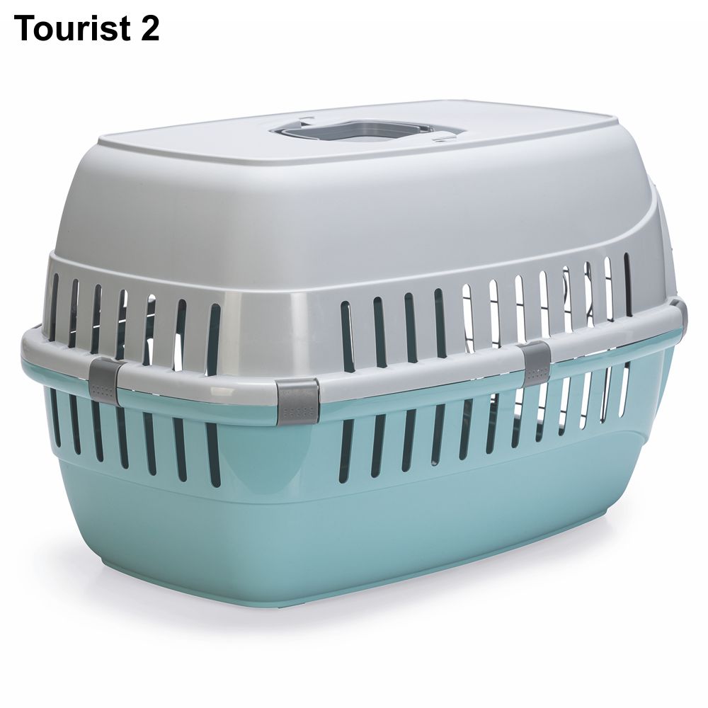Karlie Transportbox Eco TOURIST - Katze Hund Nager - Tragebox Hundebox recycelt