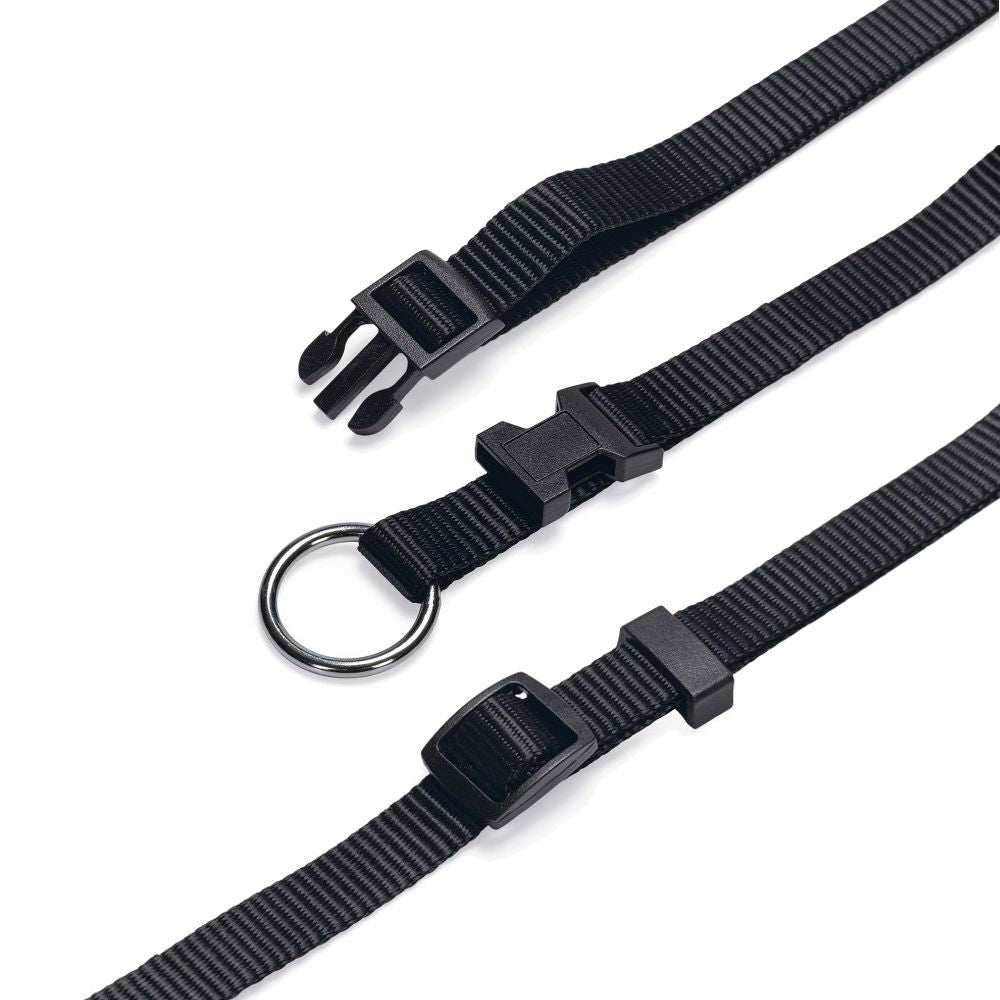 Karlie Halsband ART SPORTIV BASIC - XS/S/M/L - rot schwarz - Nylon Hundehalsband