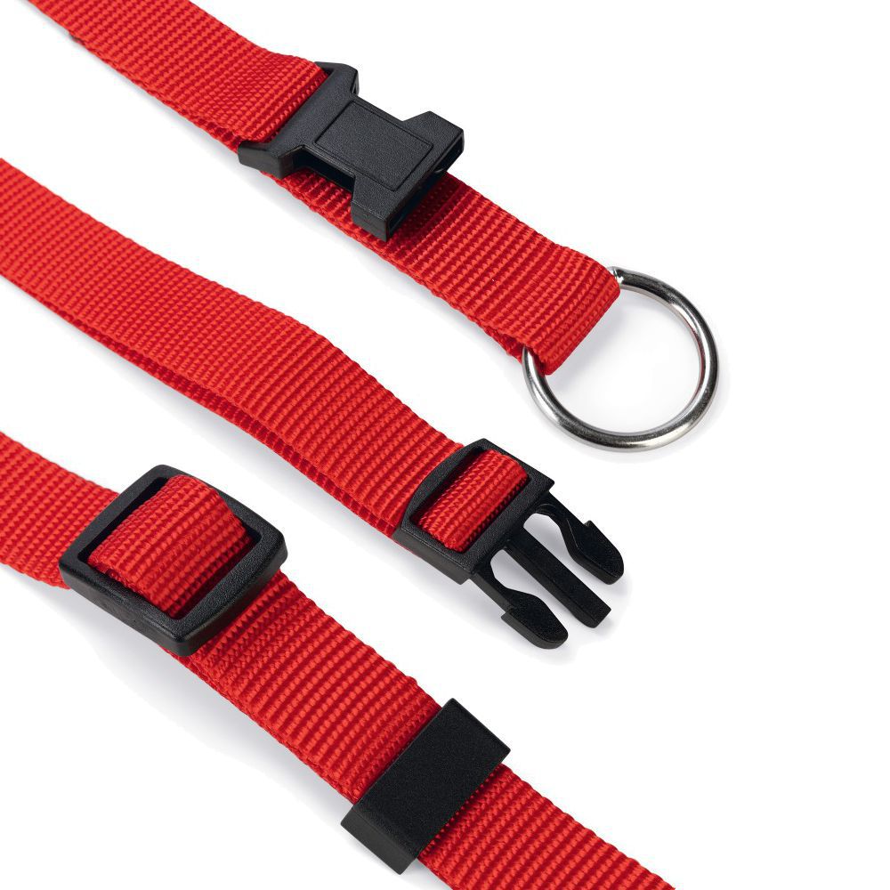 Karlie Halsband ART SPORTIV BASIC - XS/S/M/L - rot schwarz - Nylon Hundehalsband