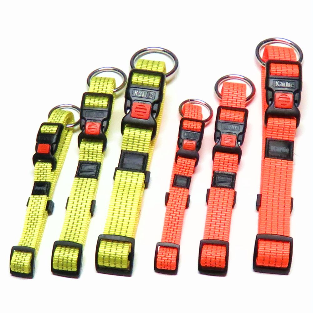 Karlie Halsband ART SPORTIV PLUS REFLEX - gelb & orange Nylon Hundehalsband