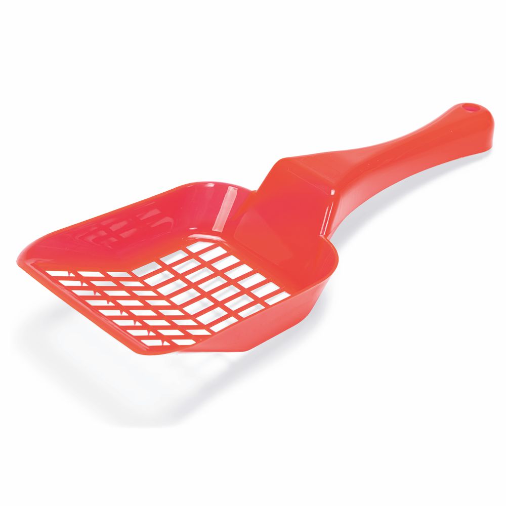 Karlie Katzenstreuschaufel - grob / rot