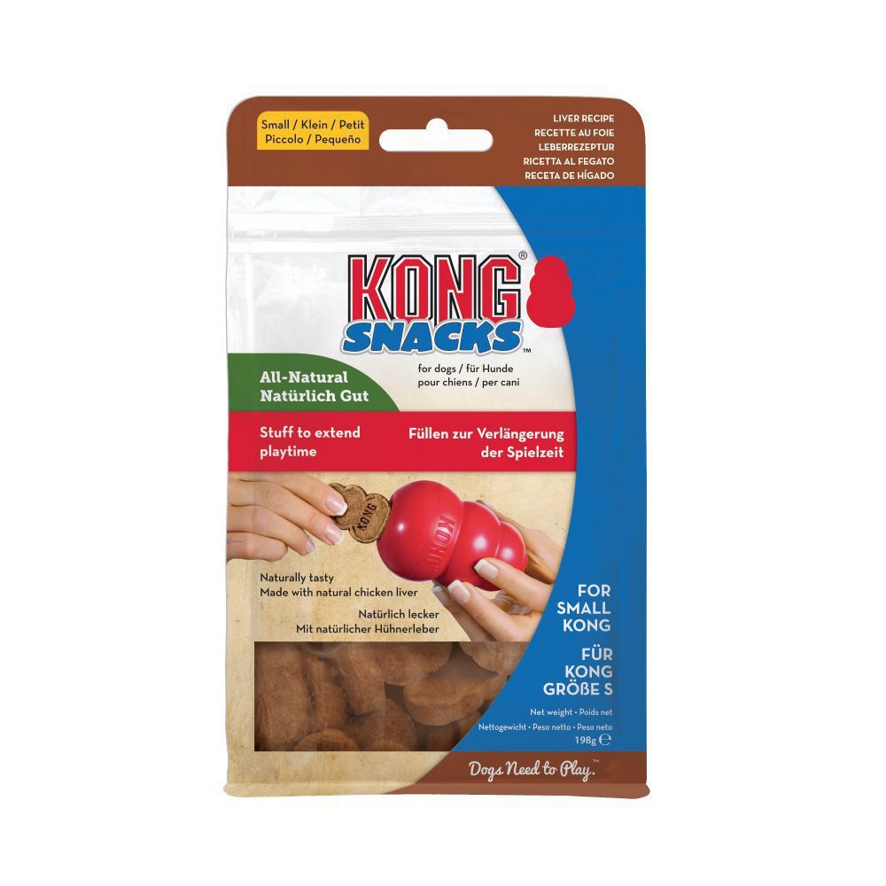 KONG Snacks Leber/Speck/Käse - Leckerli - für Classic/Extreme/Puppy Größe S/M
