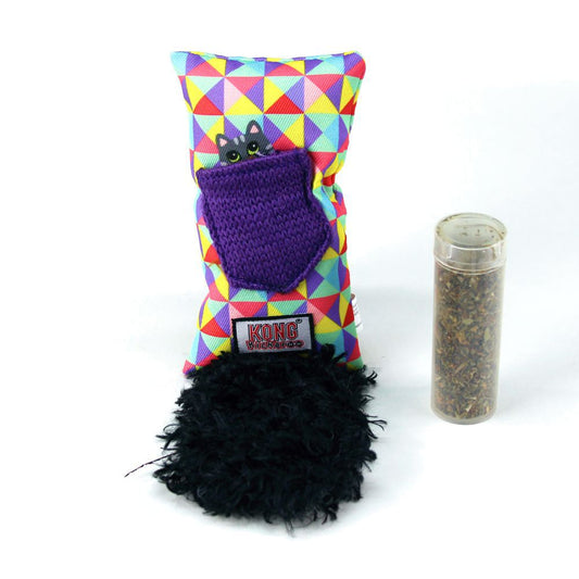 KONG Kickeroo Refillable - Katzenspielzeug mit Katzenminze - nachfüllbar Catnip