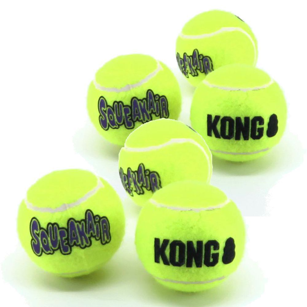 KONG AirDog Squeakair Ball - Ø 6 cm - 6 Stück