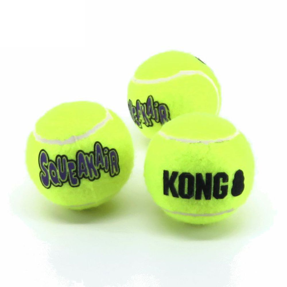 KONG AirDog Squeakair Ball - Ø 6 cm - 3 Stück