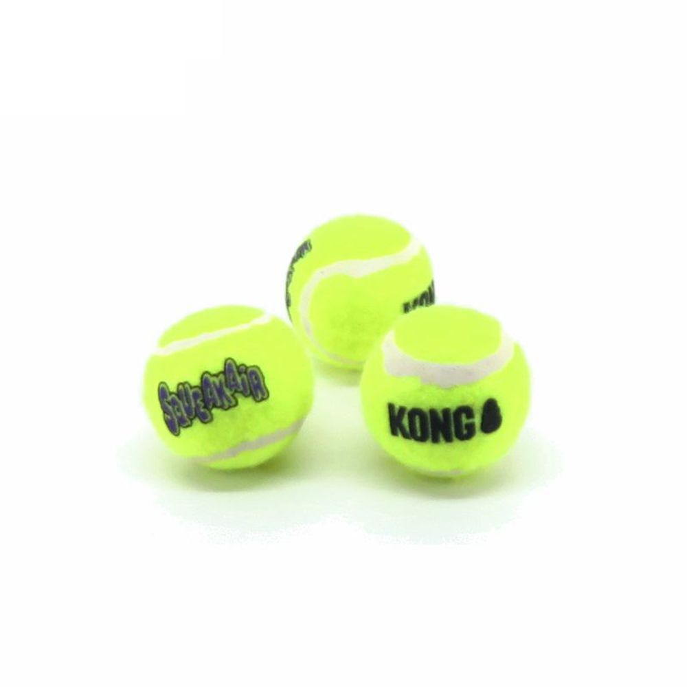 KONG AirDog Squeakair Ball - Ø 4 cm - 3 Stück