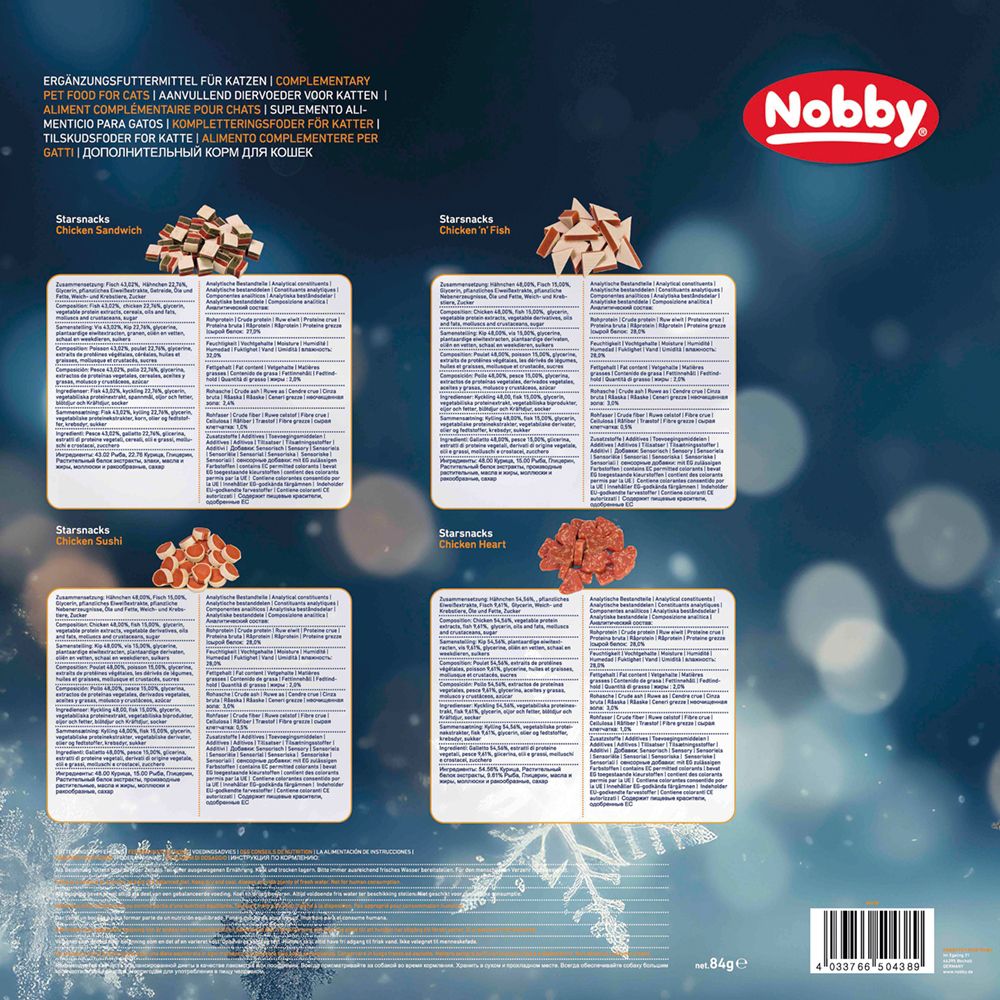 Nobby Adventskalender für Katzen - Weihnachtskalender Leckerli Weihnachten 2025