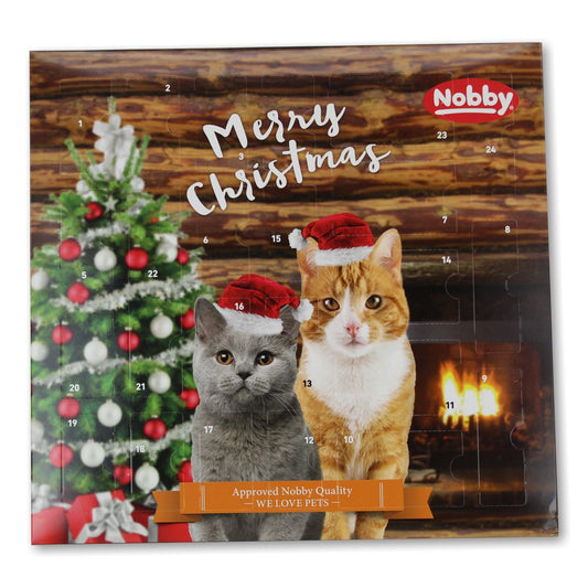 Nobby Adventskalender für Katzen - Weihnachtskalender Leckerli Weihnachten Katze