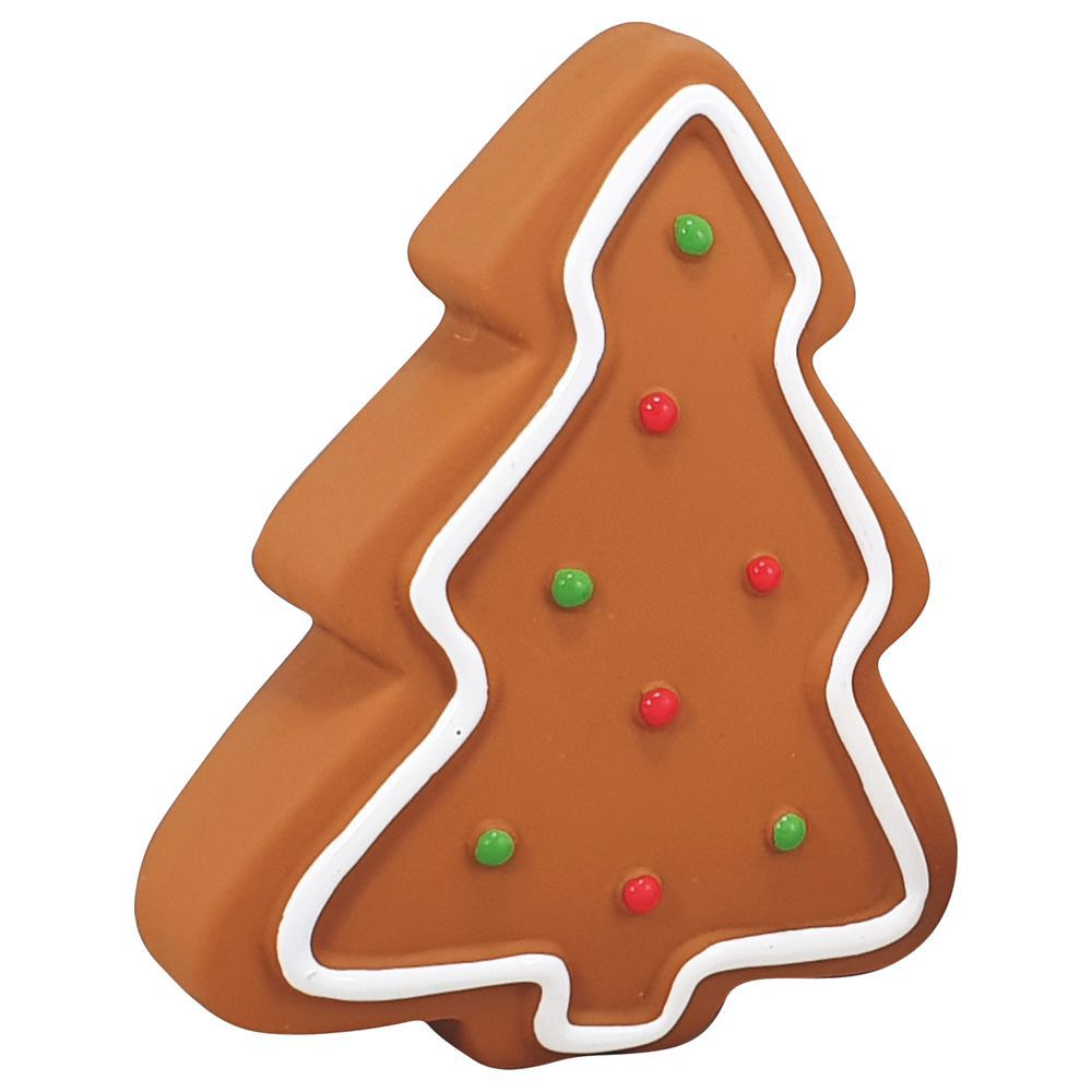 Nobby XMAS Latex Hundespielzeug LEBKUCHEN - quitscht + duftet - Weihnachten