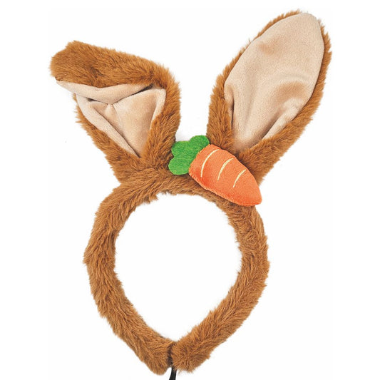 Nobby Ostern Hasenohren für Hunde - Ø 15 cm - Kopfreif mit Ohren - Kopfschmuck