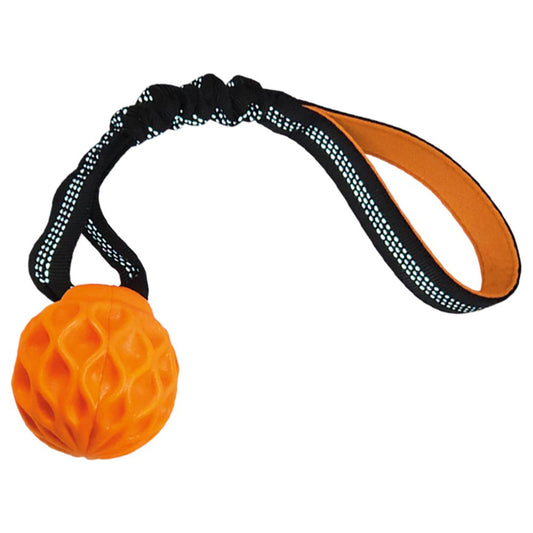 Nobby TPR Wasserspielzeug FLOATING - Ball mit Wurfschlaufe - Apportierspielzeug
