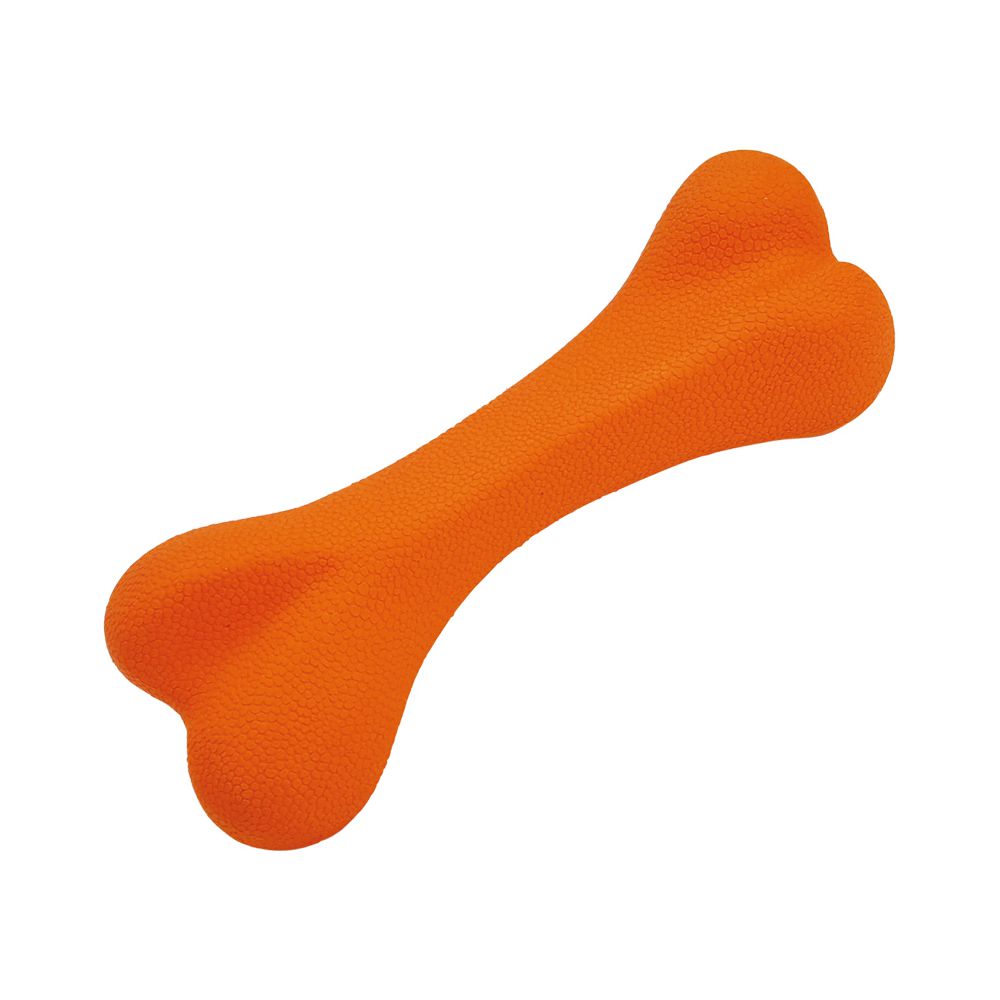 Nobby Vollgummi Knochen - Größe M / orange