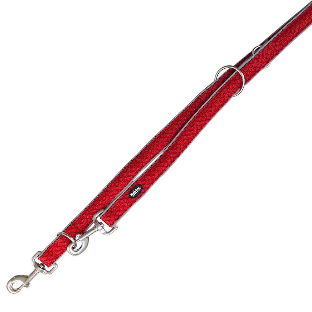 Nobby Führleine MESH AIR 200 cm - L-XL / 01 - rot