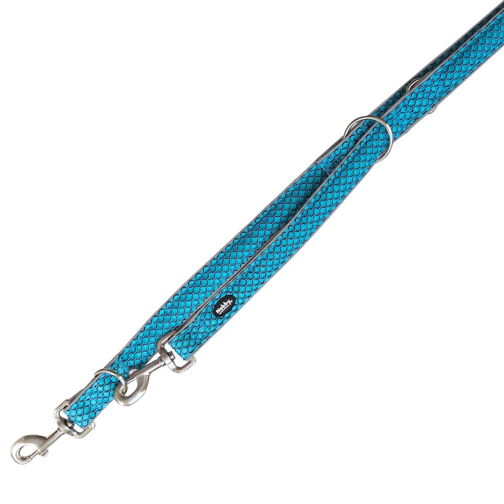 Nobby Führleine MESH AIR 200 cm - L-XL / 32 - hellblau