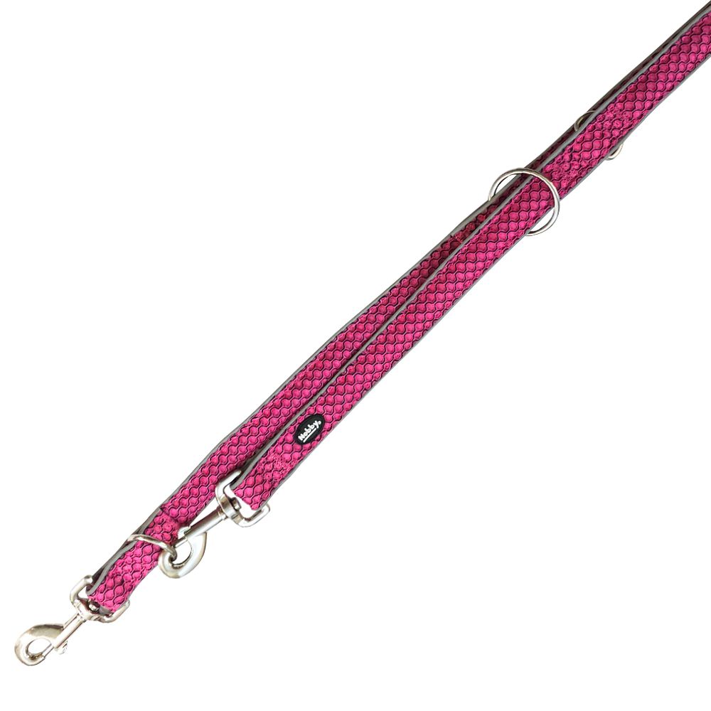 Nobby Führleine MESH AIR 200 cm - M-L / 64 - himbeere