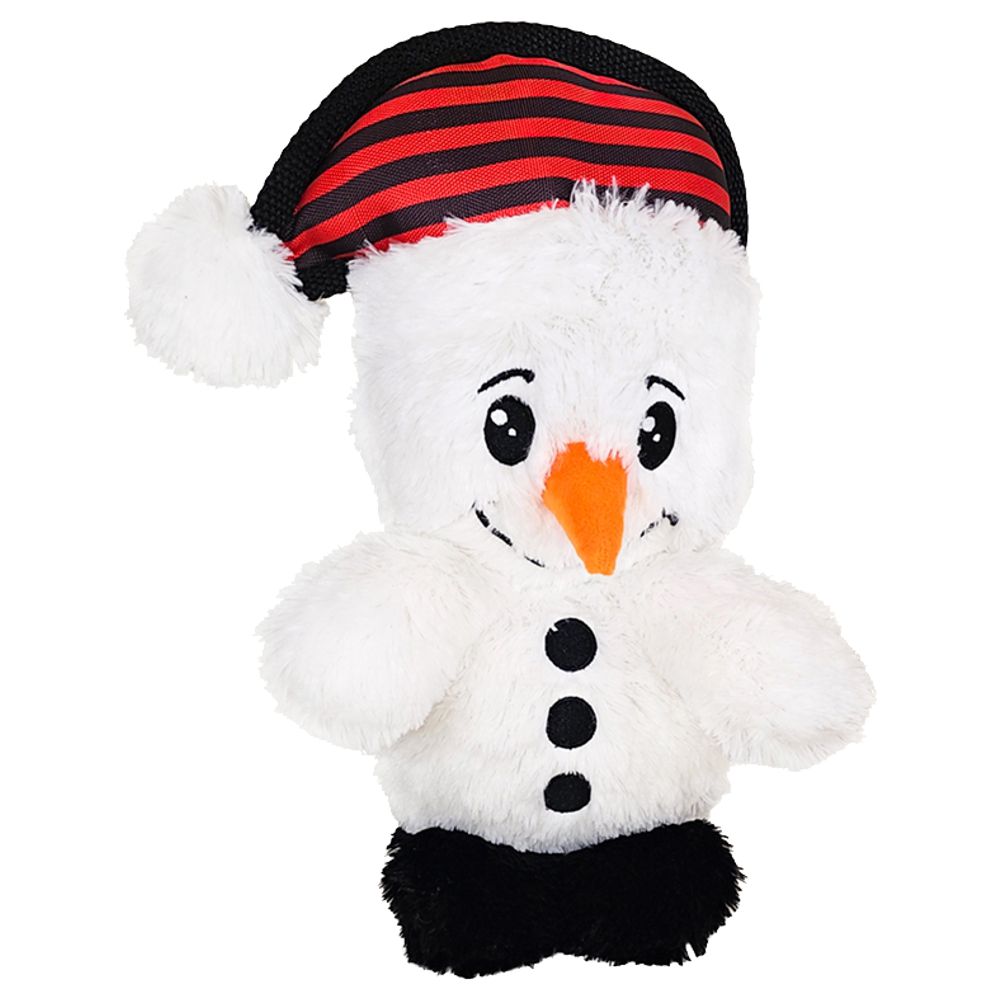 Nobby XMAS Plüsch-Hundespielzeug - Schneemann