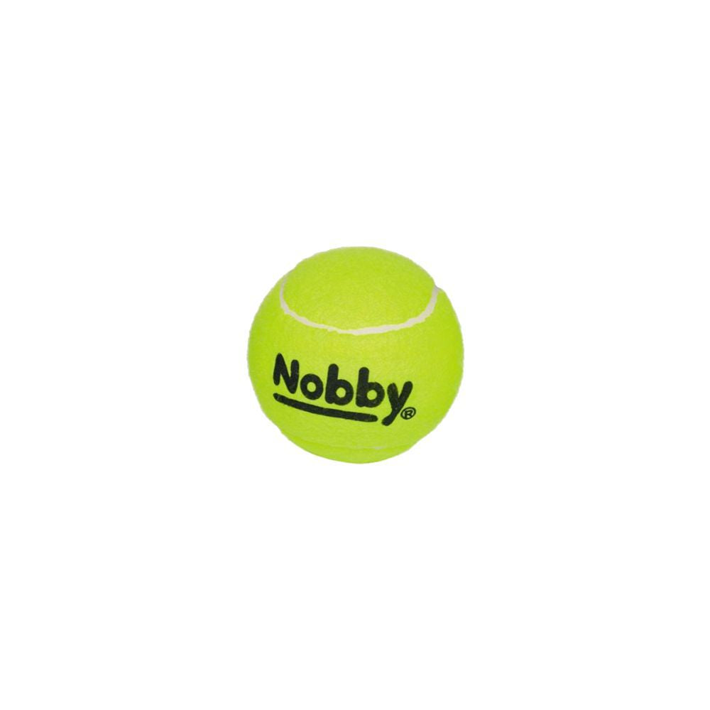 Nobby Tennisball - gelb - Apportierspiel Ball für Hund mit und ohne Quietschie