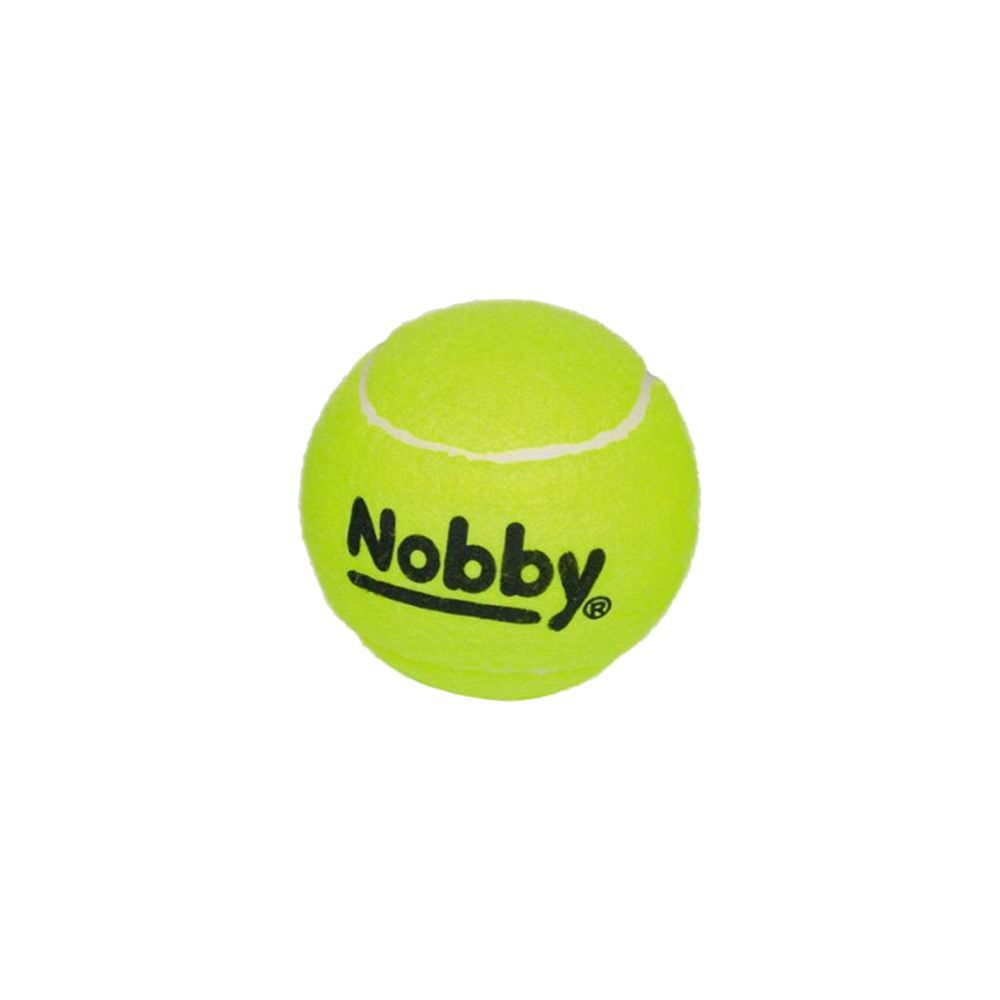 Nobby Tennisball - gelb - Apportierspiel Ball für Hund mit und ohne Quietschie