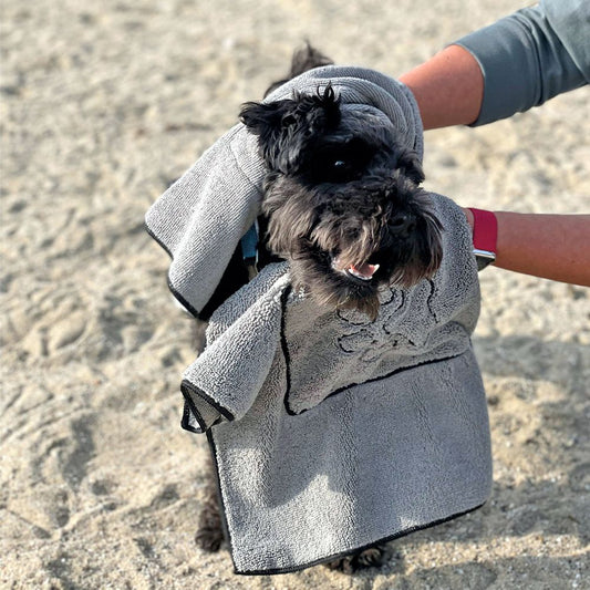 Nobby Mikrofaser Handtuch 100 x 50 cm - für Hunde/Katzen - Haustier-Trockentuch