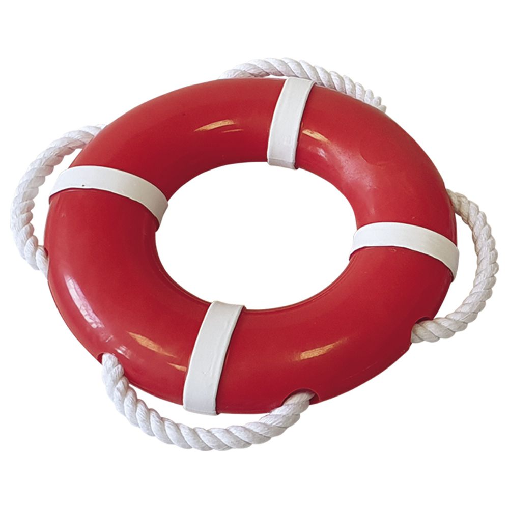 Nobby Wasserspielzeug FLOATING - TPR Rettungsring mit Seil - Apportierspielzeug