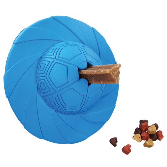 Nobby Vollgummi SnackDisk - 14 cm - Snackball Futterball Beschäftigungsball Leckerli