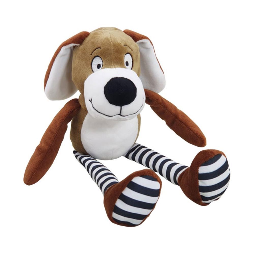 Nobby Plüsch-Hundespielzeug - knistert quietscht - Plüschspielzeug mit Squeaker