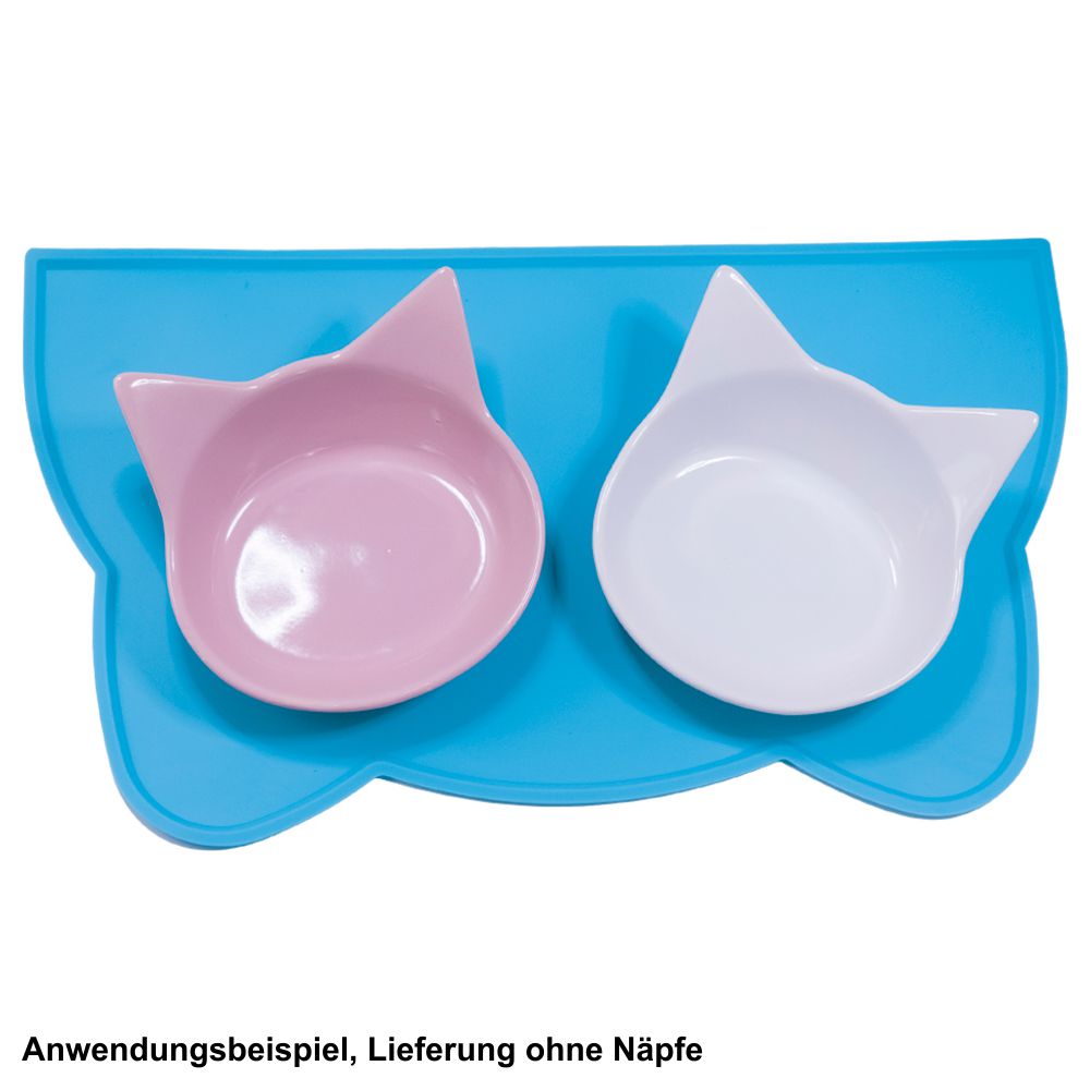 Nobby Silikon Napfunterlage GATO - Matte für Futter/Wasser Hunde Katzen Welpen