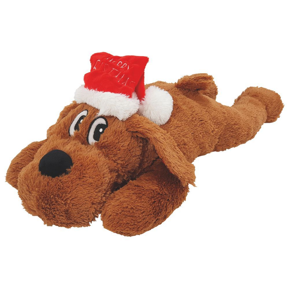 Nobby XMAS Plüsch-Hundespielzeug Hund SCHLAPPI - 28+42 cm Plüschtier Kuscheltier