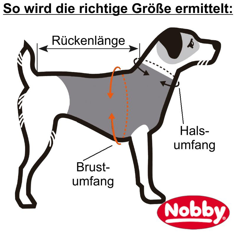 Nobby Hundemantel ULAN - 44 cm / L - Hundejacke Hundepullover Regenmantel Hund