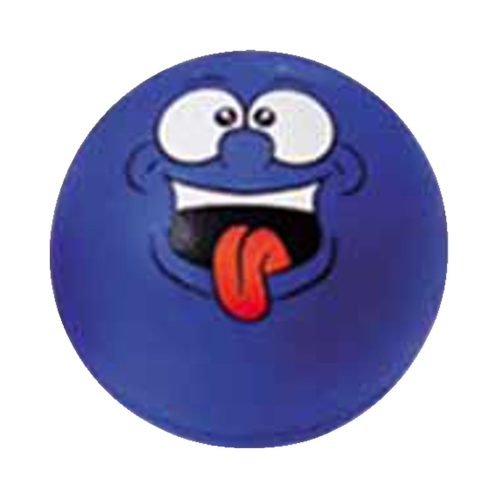 Nobby Moosgummi Gesichter-Ball - blau