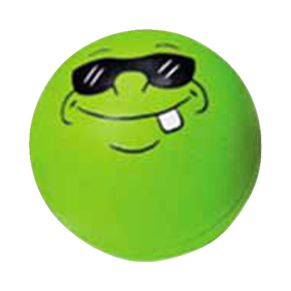 Nobby Moosgummi Gesichter-Ball - grün