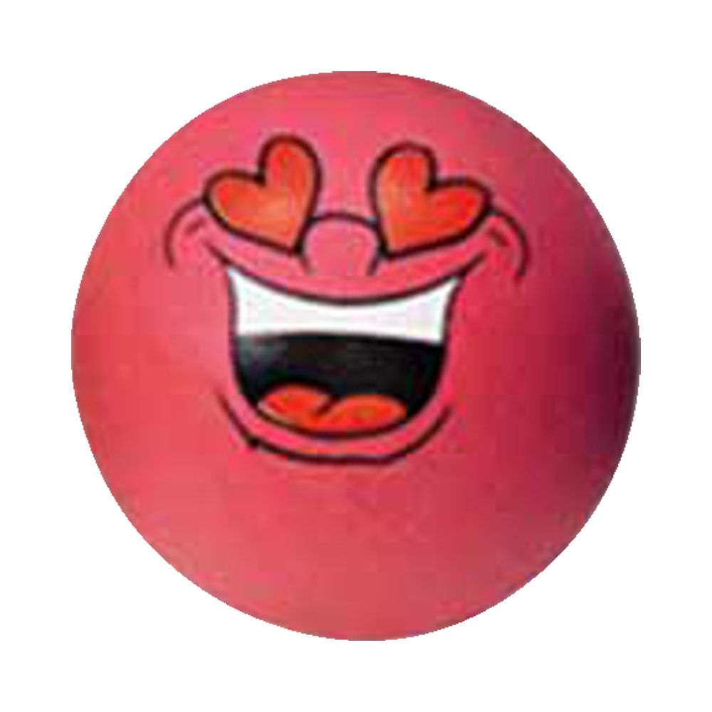 Nobby Moosgummi Gesichter-Ball - pink