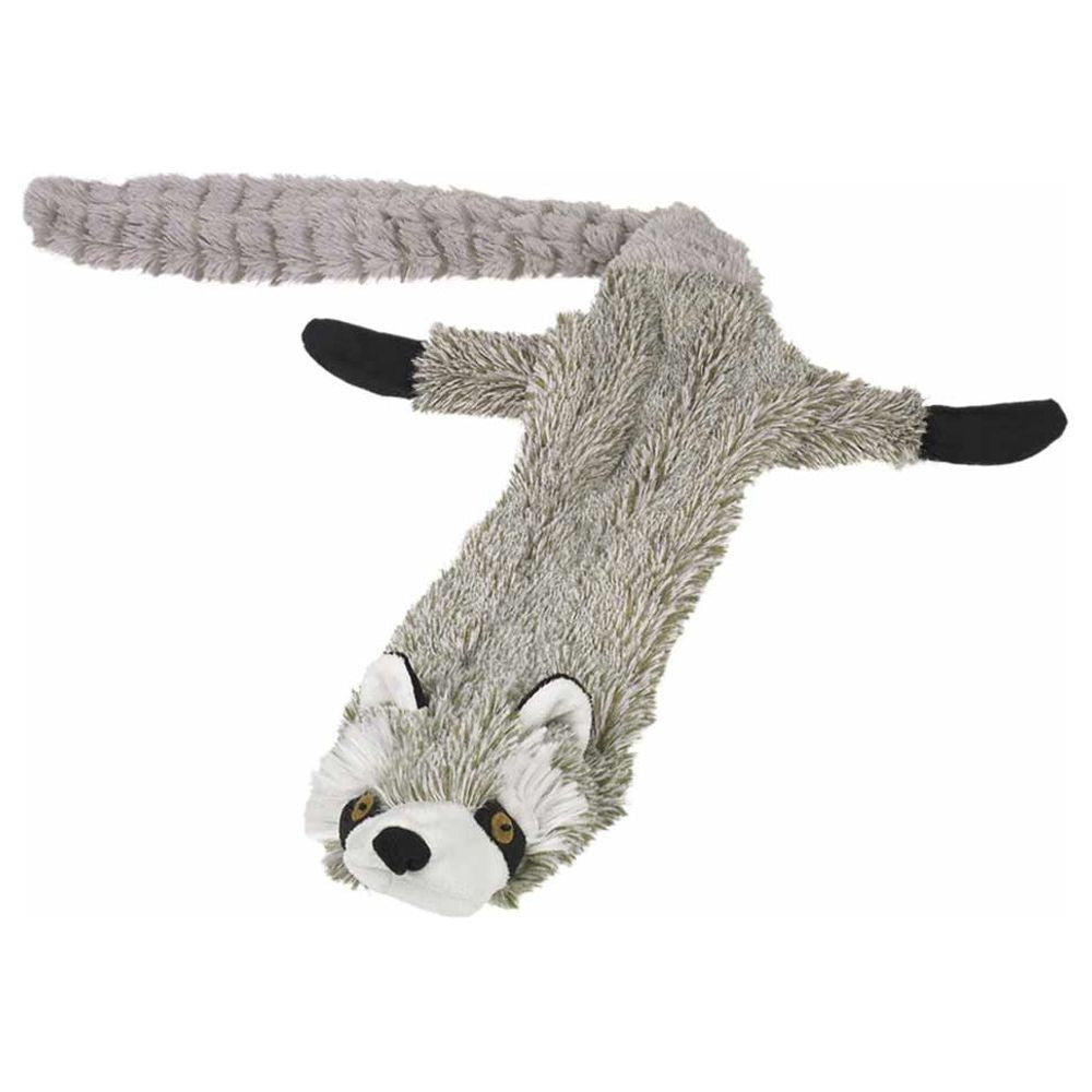 Nobby Plüsch-Hundespielzeug Waschbär - 60 + 90 cm - Plüschspielzeug mit Squeaker