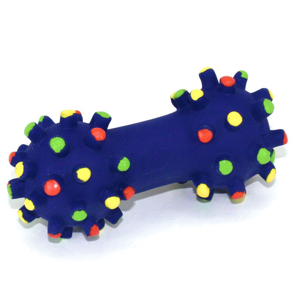 Nobby Latex Spielzeug - Ball Hantel Ring Würfel - Hundespiel Wurfspiel Gummiball