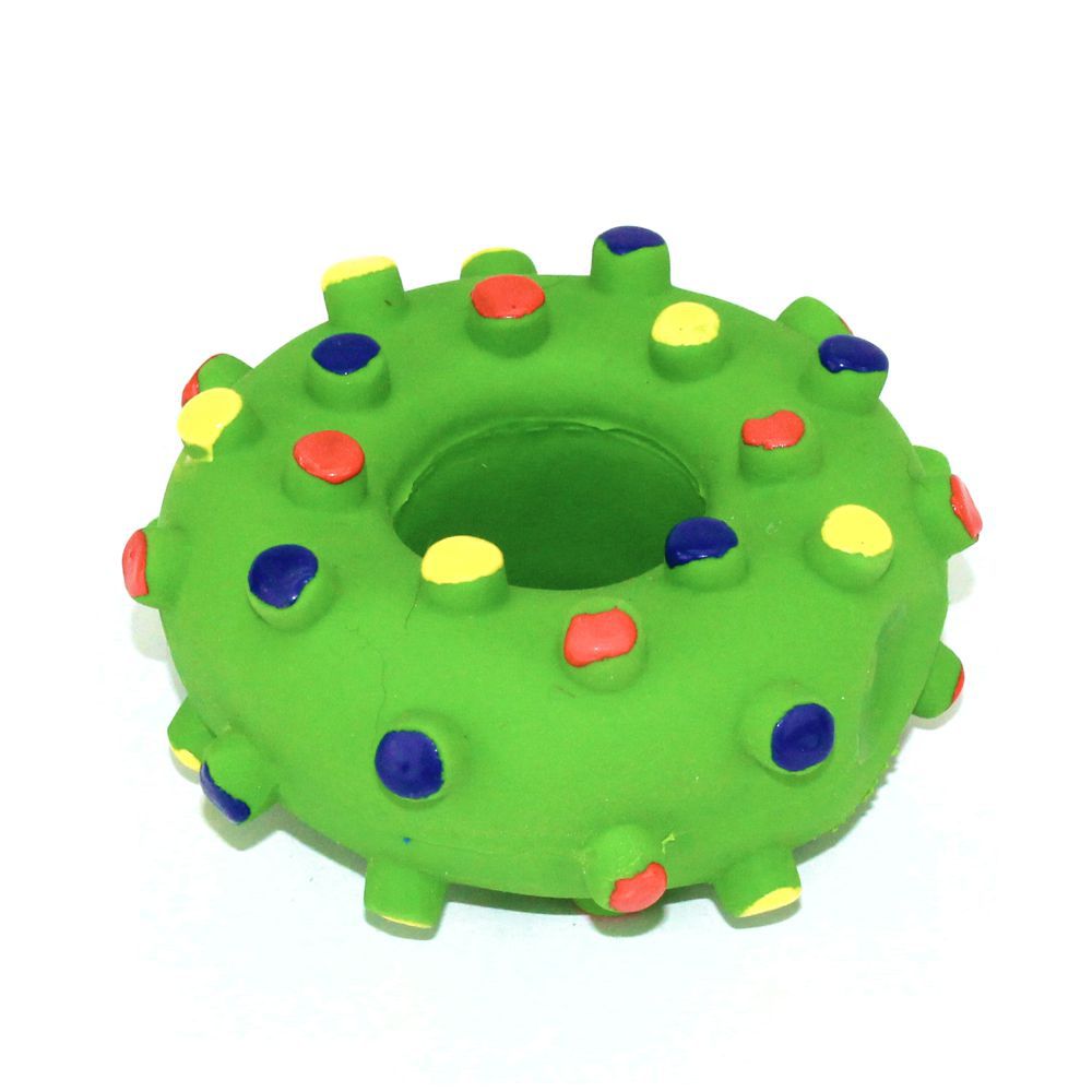 Nobby Latex Spielzeug - Ball Hantel Ring Würfel - Hundespiel Wurfspiel Gummiball