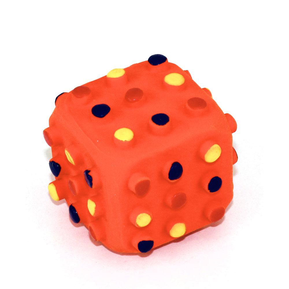 Nobby Latex Spielzeug - Ball Hantel Ring Würfel - Hundespiel Wurfspiel Gummiball