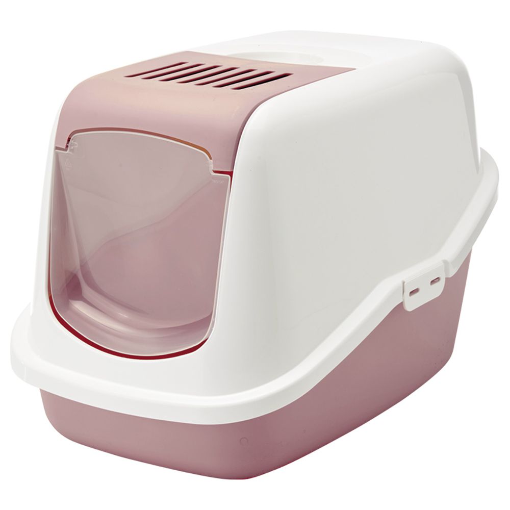 Savic Katzentoilette NESTOR - altrosa-weiß