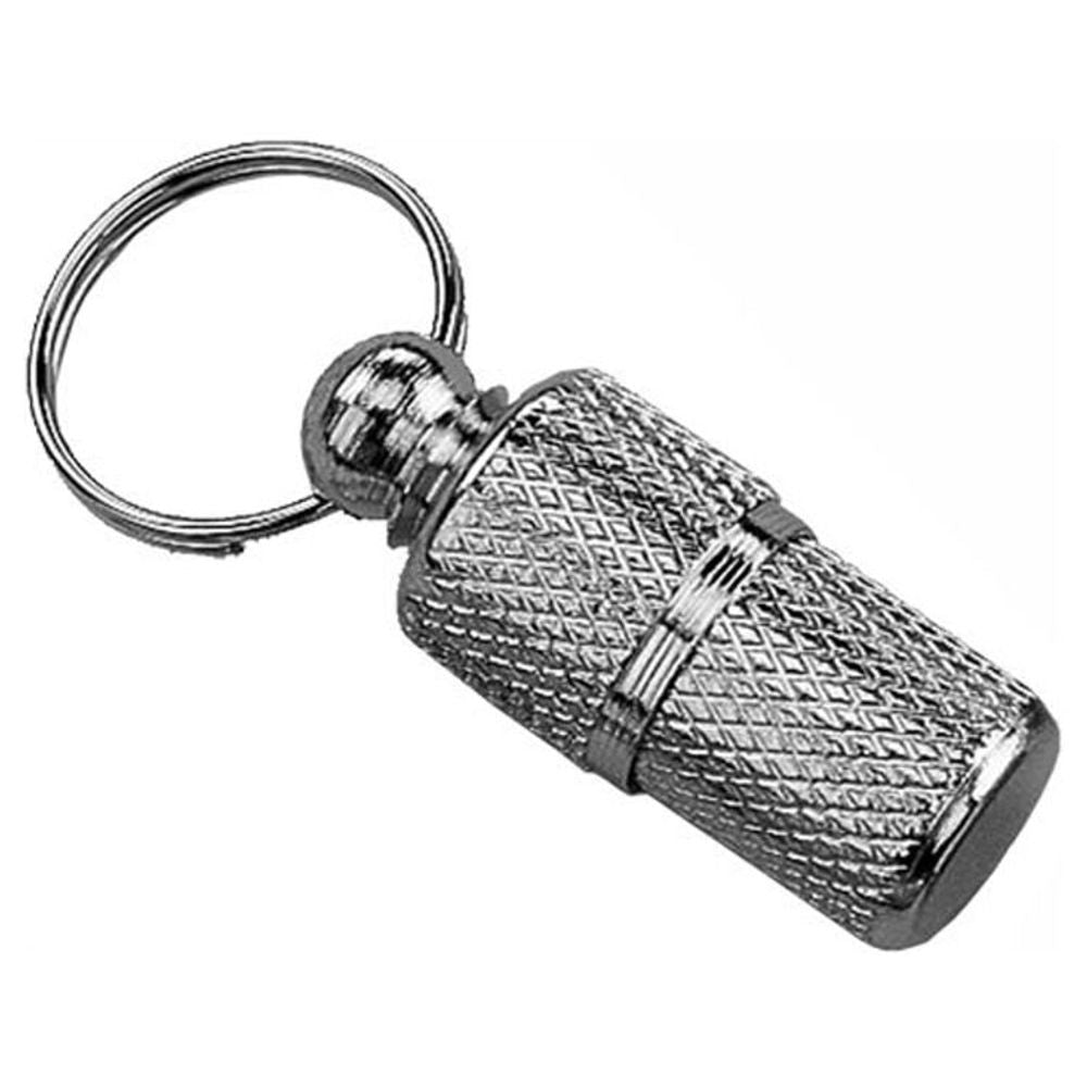 Nobby Adressanhänger 22 mm silber - für Hund und Katze - Adresshülse Adresstube