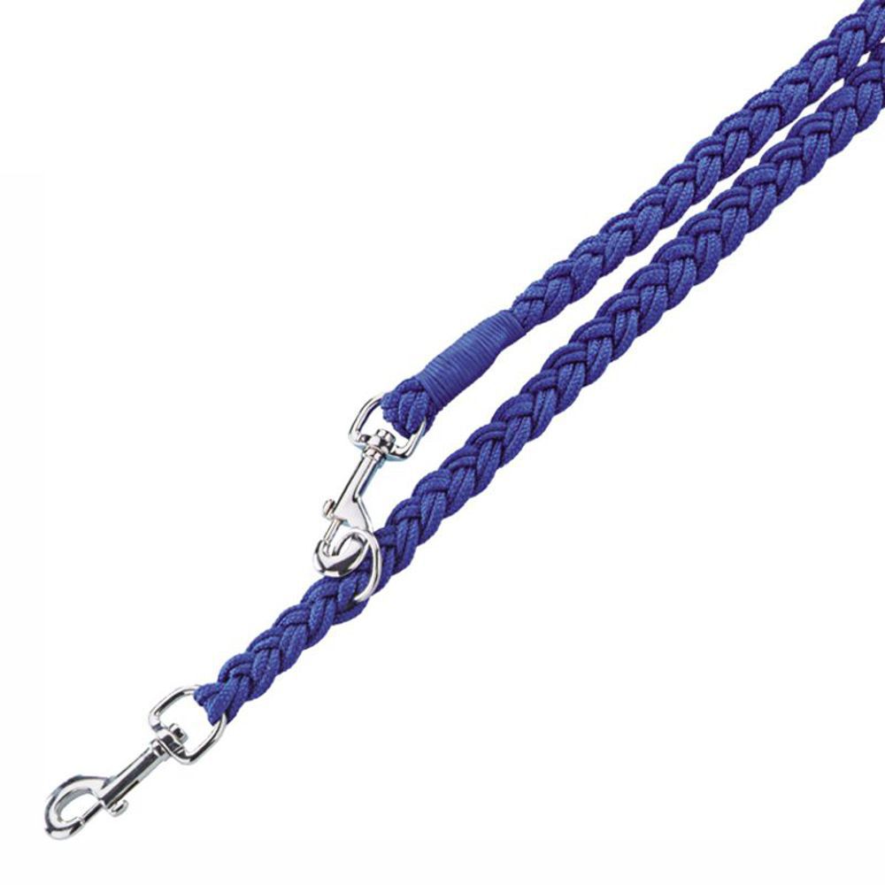 Nobby Führleine geflochten 200 cm lang / 16 mm - Nylon Leine Hundeleine 2 m