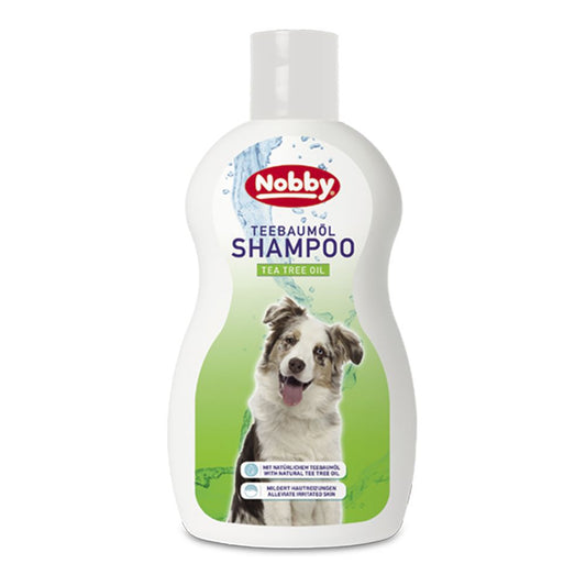 Nobby Teebaumöl-Hundeshampoo - 300 ml - Shampoo lindert Juckreiz - alle Rassen