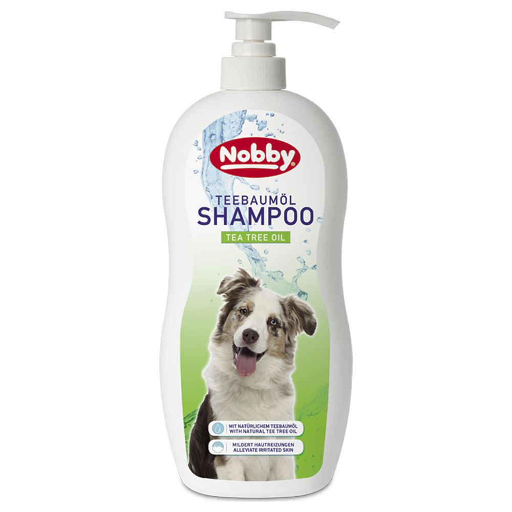 Nobby Teebaumöl-Hundeshampoo - 1000 ml - Shampoo lindert Juckreiz - alle Rassen