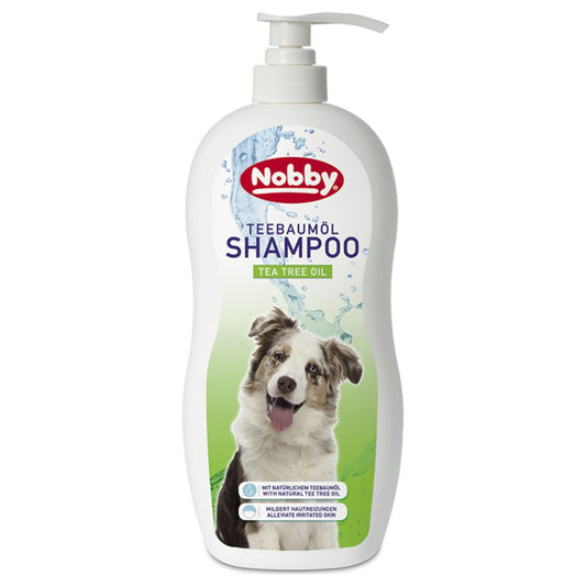 Nobby Teebaumöl-Hundeshampoo - 1000 ml - Shampoo lindert Juckreiz - alle Rassen