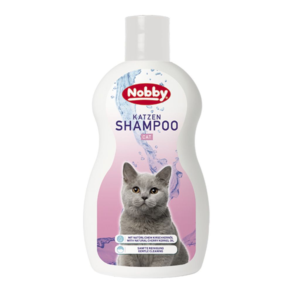 Nobby Katzenshampoo - 300 ml - Shampoo für Katzen - mit Kirschkernöl
