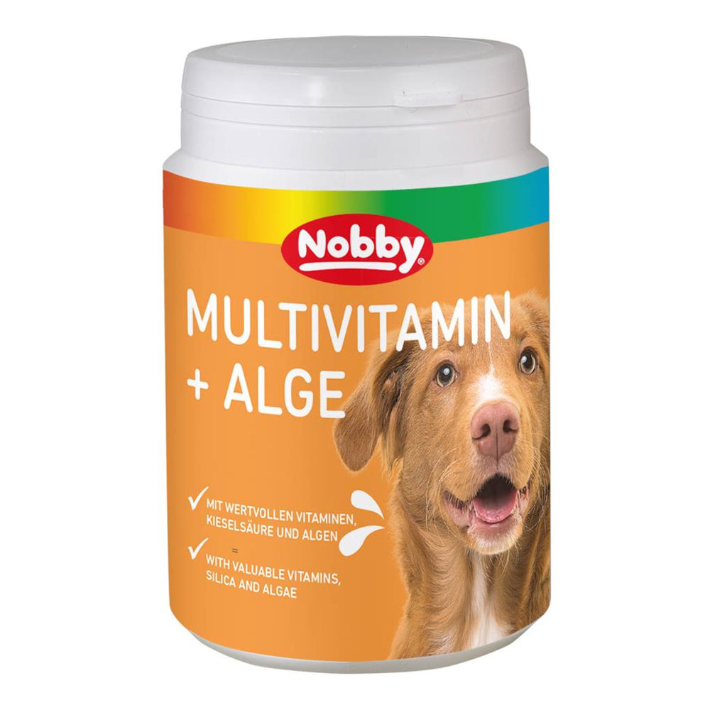Nobby Multivitamin + Alge für Hunde - wertvolle Vitamine Kieselsäure Algen