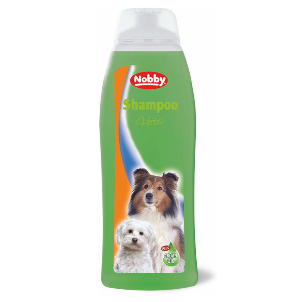 Nobby Kräuter-Hundeshampoo - 300 ml - Shampoo mit Arganöl - lindert Juckreiz