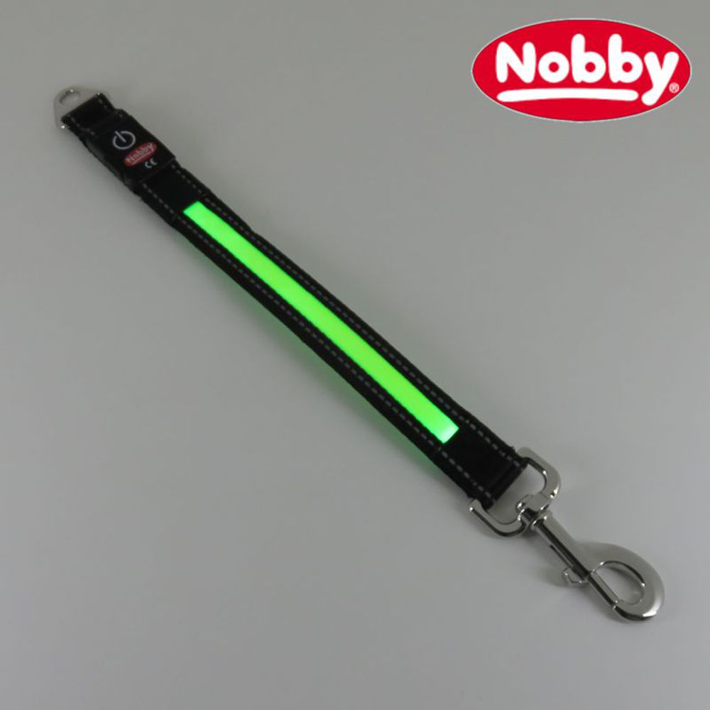 Nobby LED Leinenverlängerung STARLIGHT FLASH - Leuchtleine Gurt Belt Hundeleine