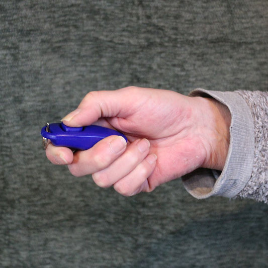 Nobby Clicker mit Pfeife - blau - Klicker für Training und Erziehung - Hunde