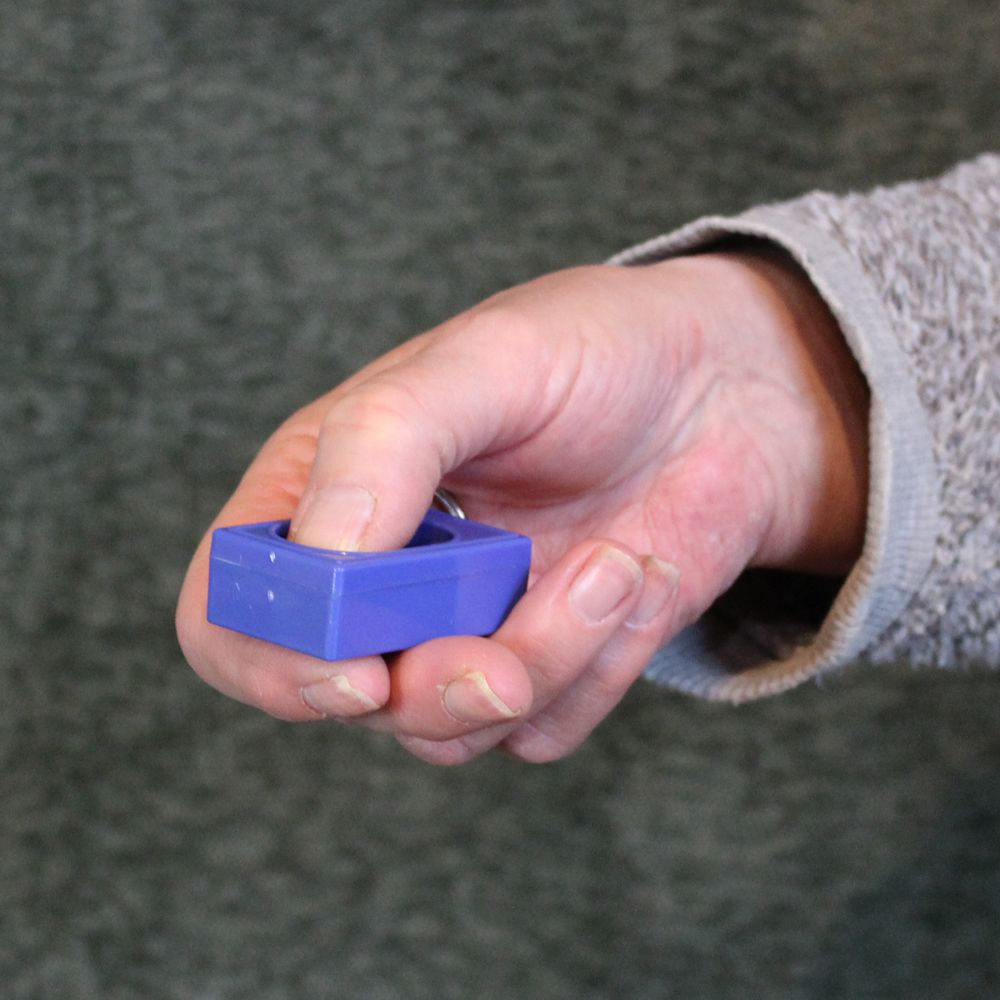 Nobby Clicker - Hund Katze Pferd - blau - Klicker für Training und Erziehung